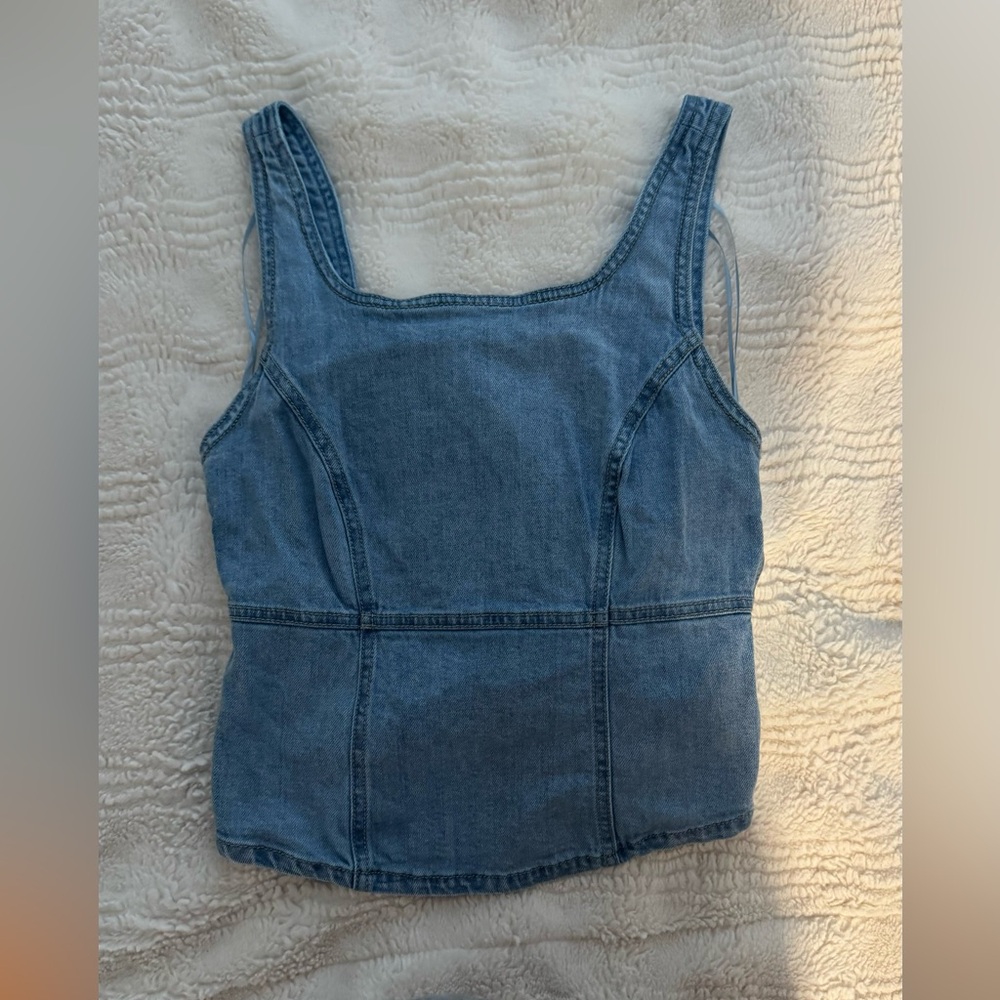 Denim tank top
